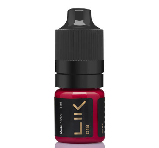 Пигмент Lik Lips 018 Wine для перманентного макияжа, 5 мл