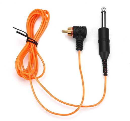 Клип корд RCA Slim Orange (Угловой)