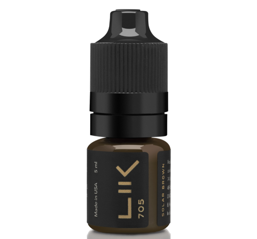 Пігмент Lik Brows 705 Solar Brown для перманентного макіяжу, 5мл