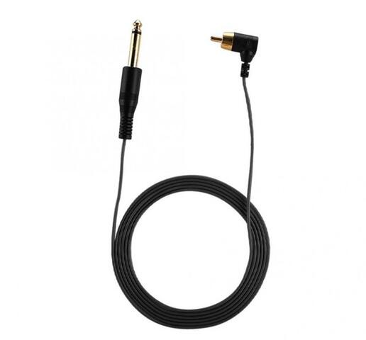 Клип корд RCA Slim Black (Угловой)