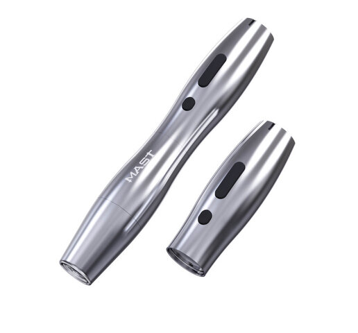 Беспроводная машинка для татуажа Mast P20 Silver 2 Battary