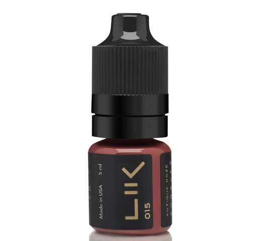 Пігмент Lik Lips 015 Antique Rose для перманентного макіяжу, 5мл