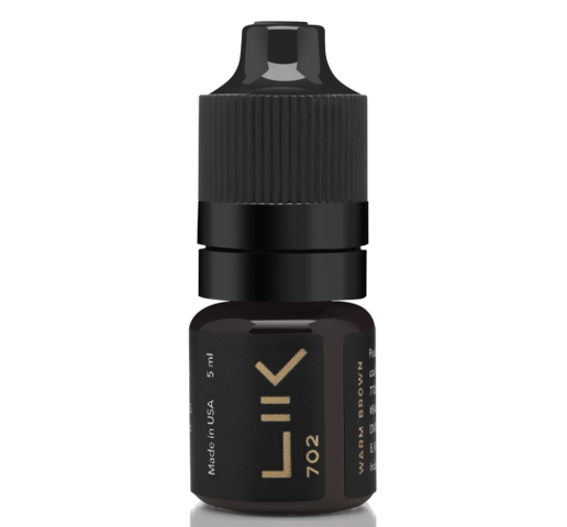 Пігмент Lik Brows 702 Warm Brown для перманентного макіяжу, 5мл
