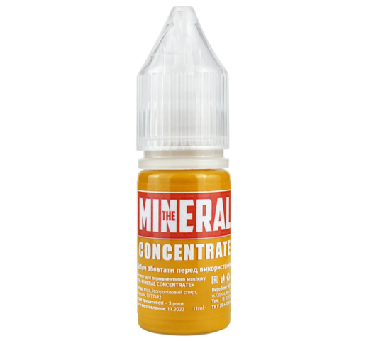 Пігмент для перманентного макіяжу The Mineral Concentrate №6 Yellow, 11 мл